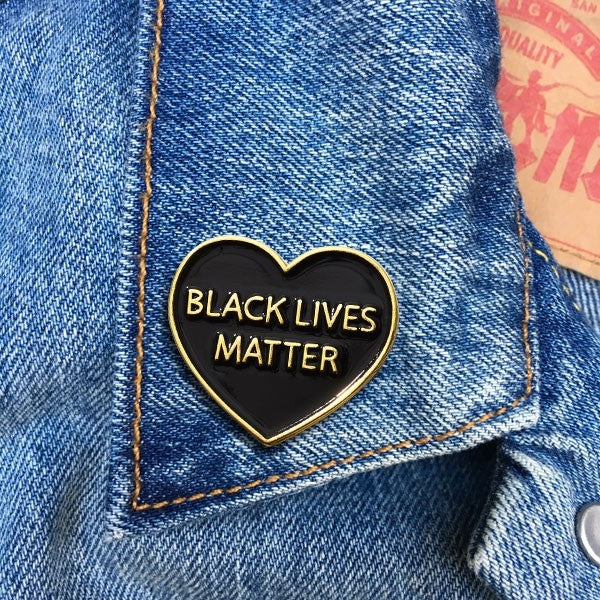 BLACK LIVES MATTER ENAMEL PIN