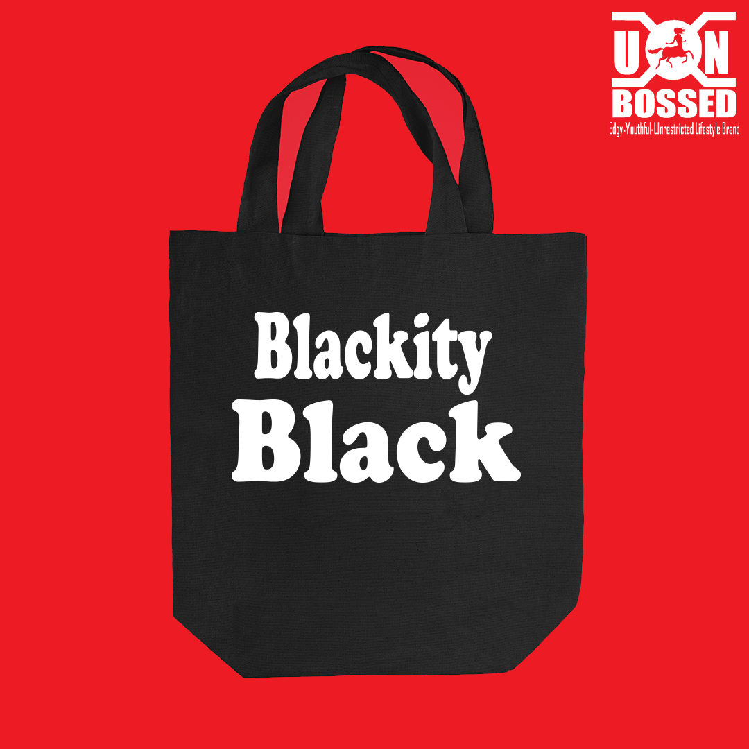 Blackity Black Tote