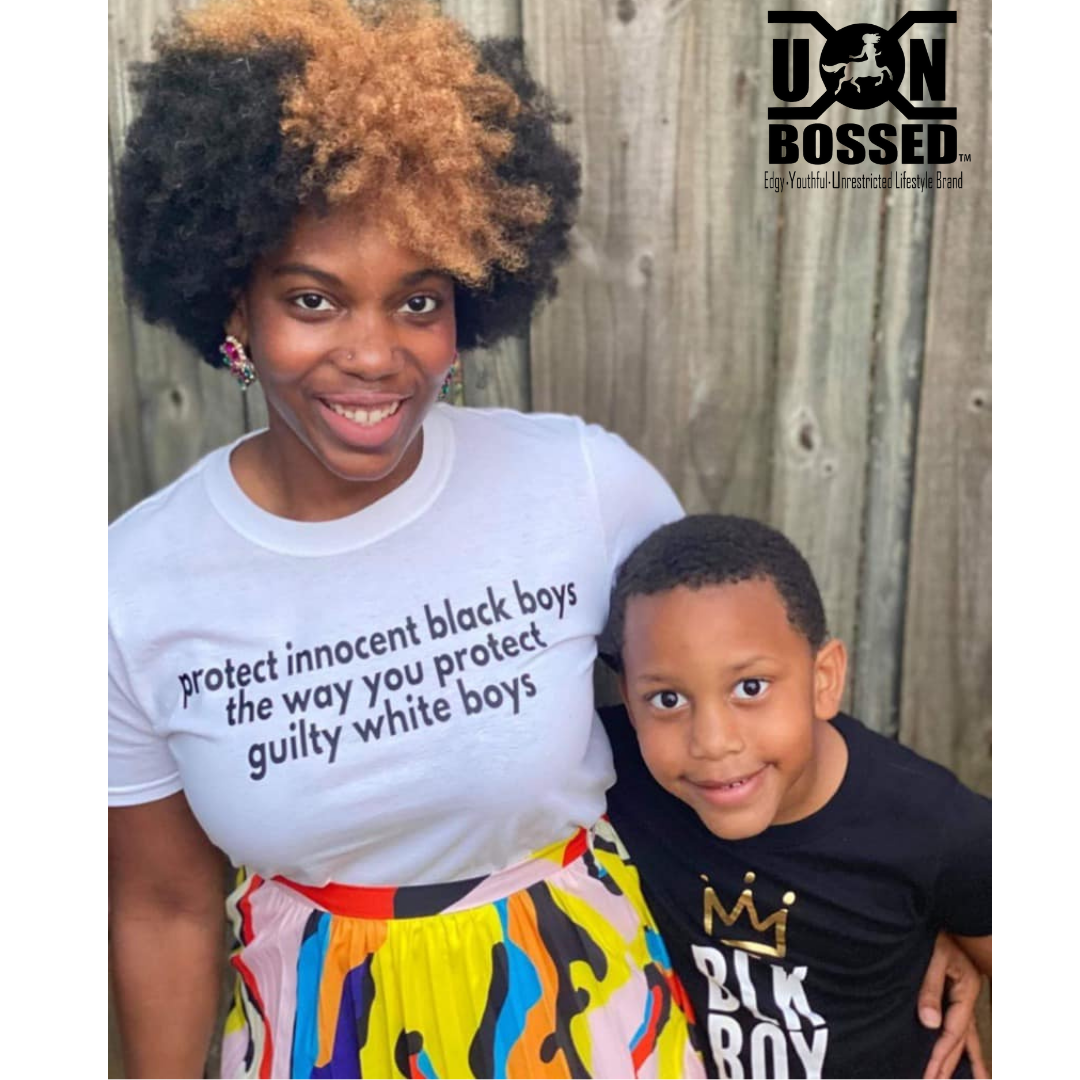 PROTECT BLACK BOYS SHIRT