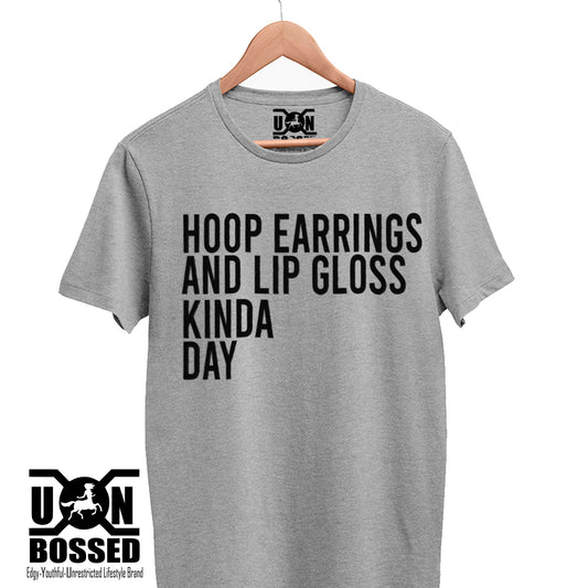 HOOPS AND EARRINGS SHIRT