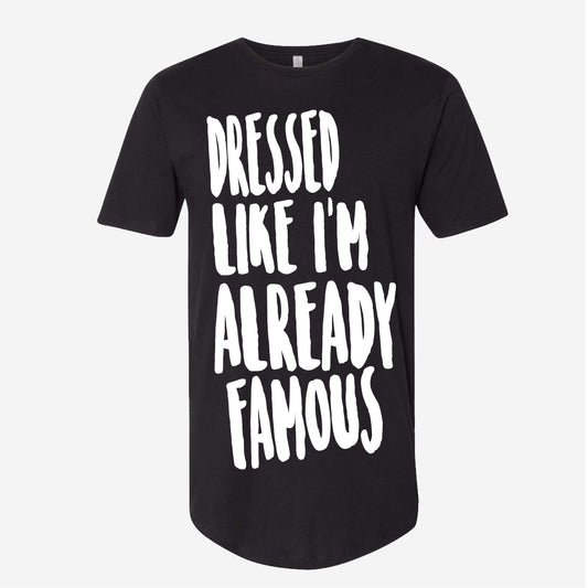 DRESSED FAMOUS OVERSIZED TSHIRT DRESS